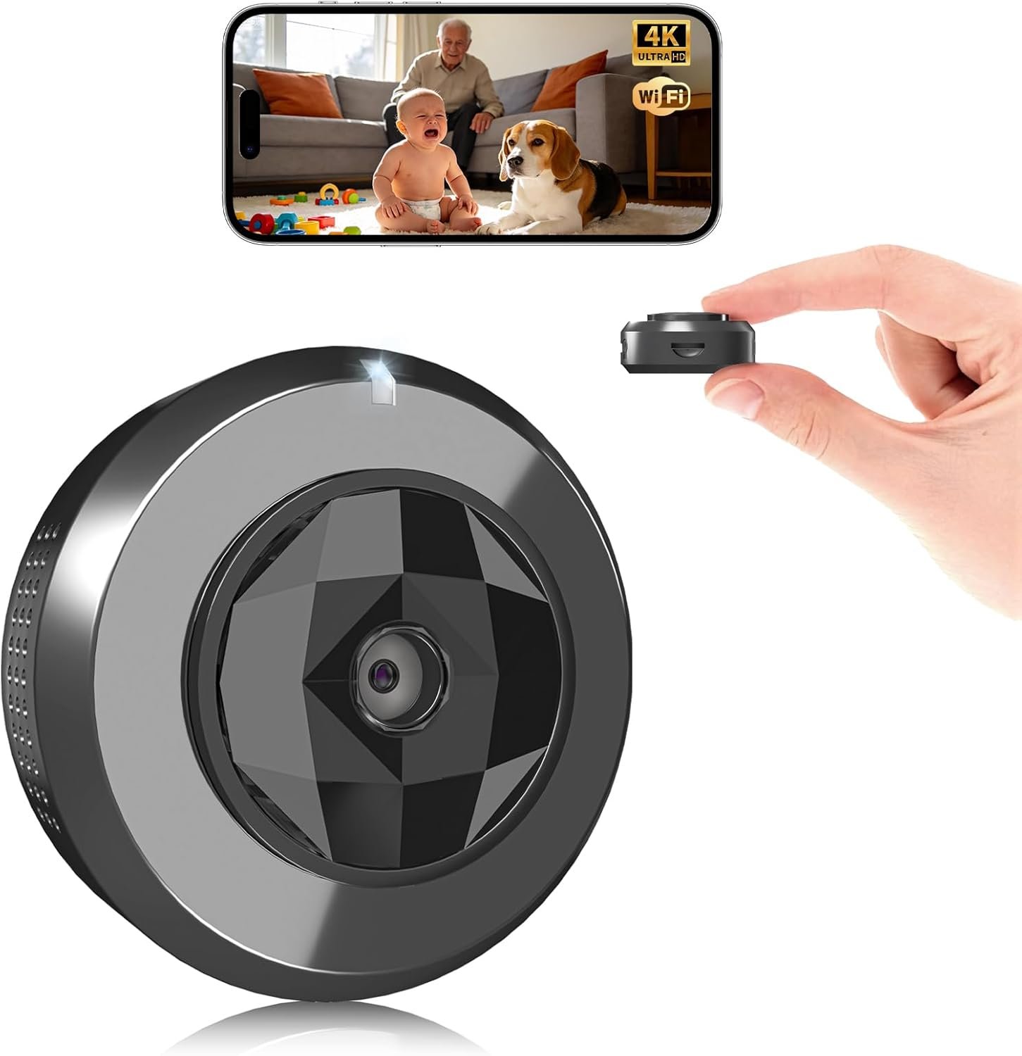 4K Indoor Security Hidden Camera