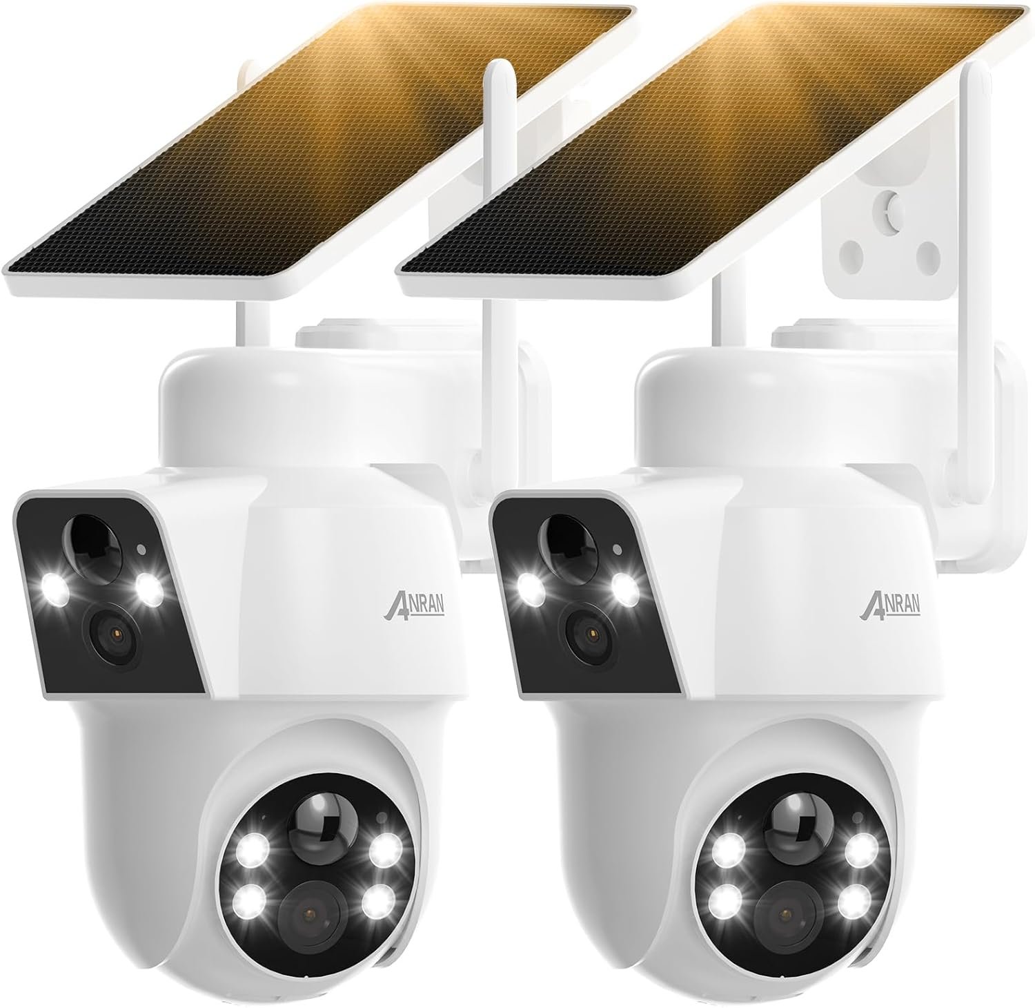 ANRAN Dual-Lens Solar Security Camera