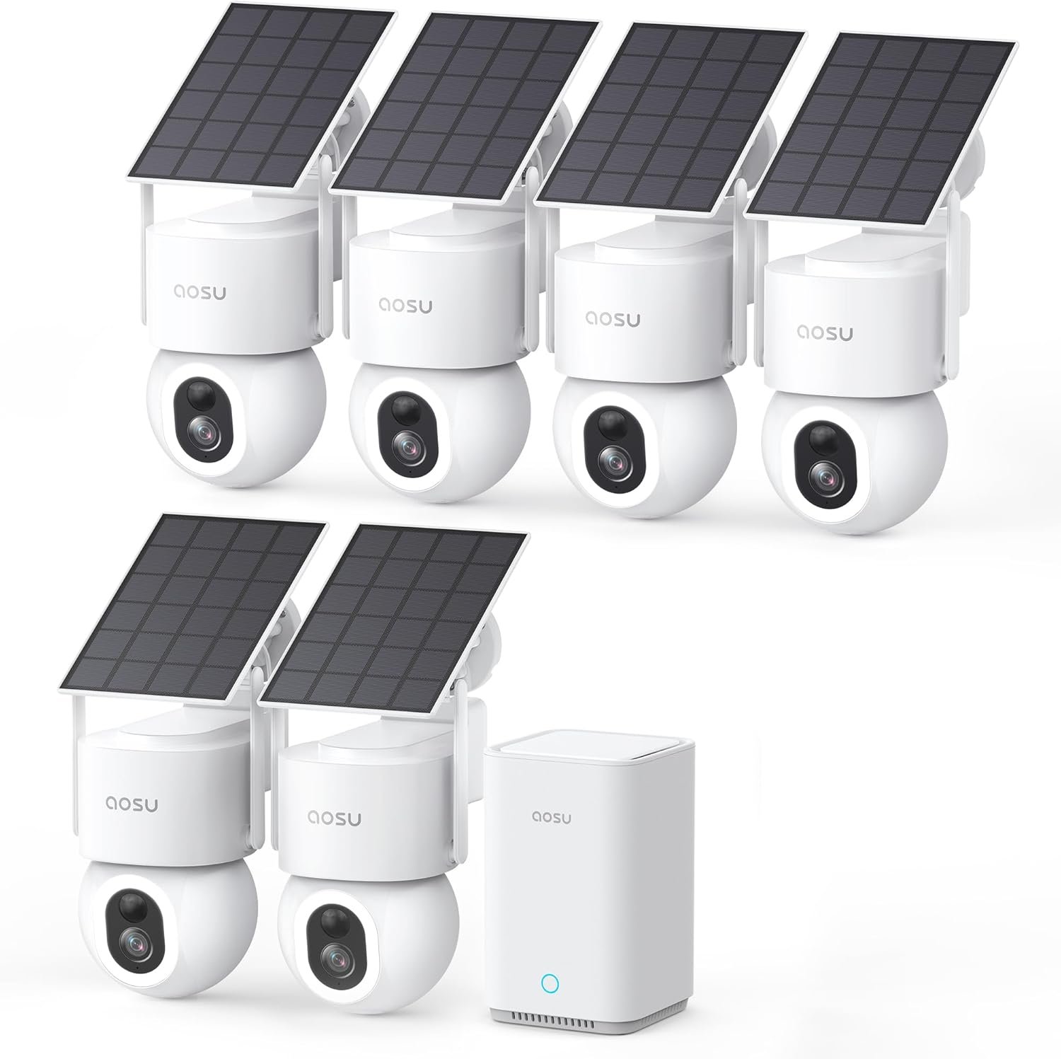 aosu SolarCam D1 Max 6-Cam Kit