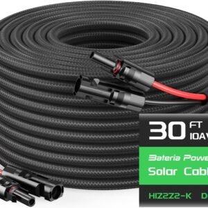 Bateria Power 10AWG 30FT Solar Extension Cable
