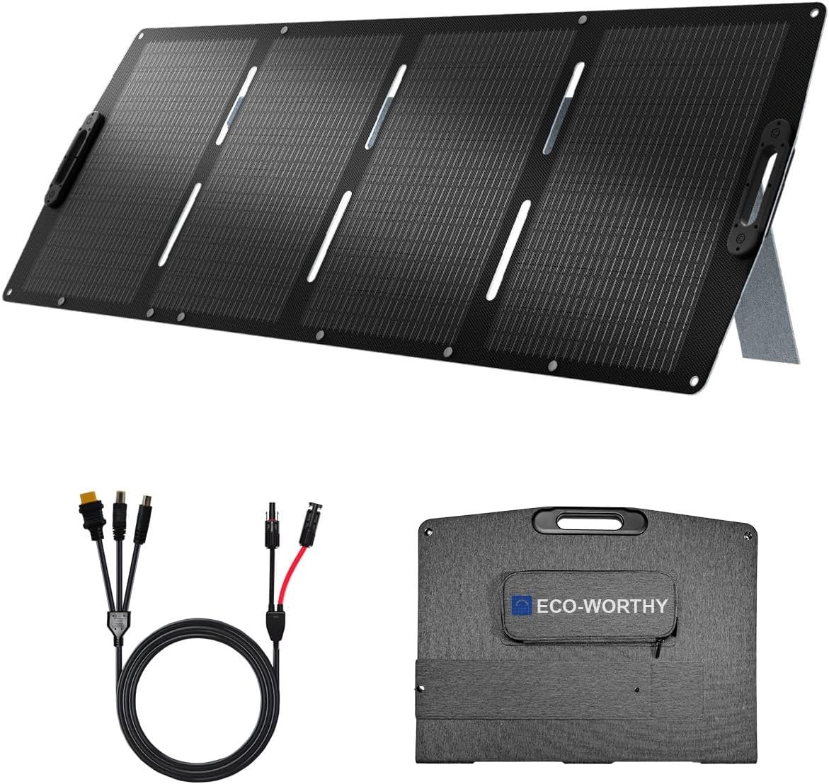 ECO-WORTHY 200W Portable Solar Panel