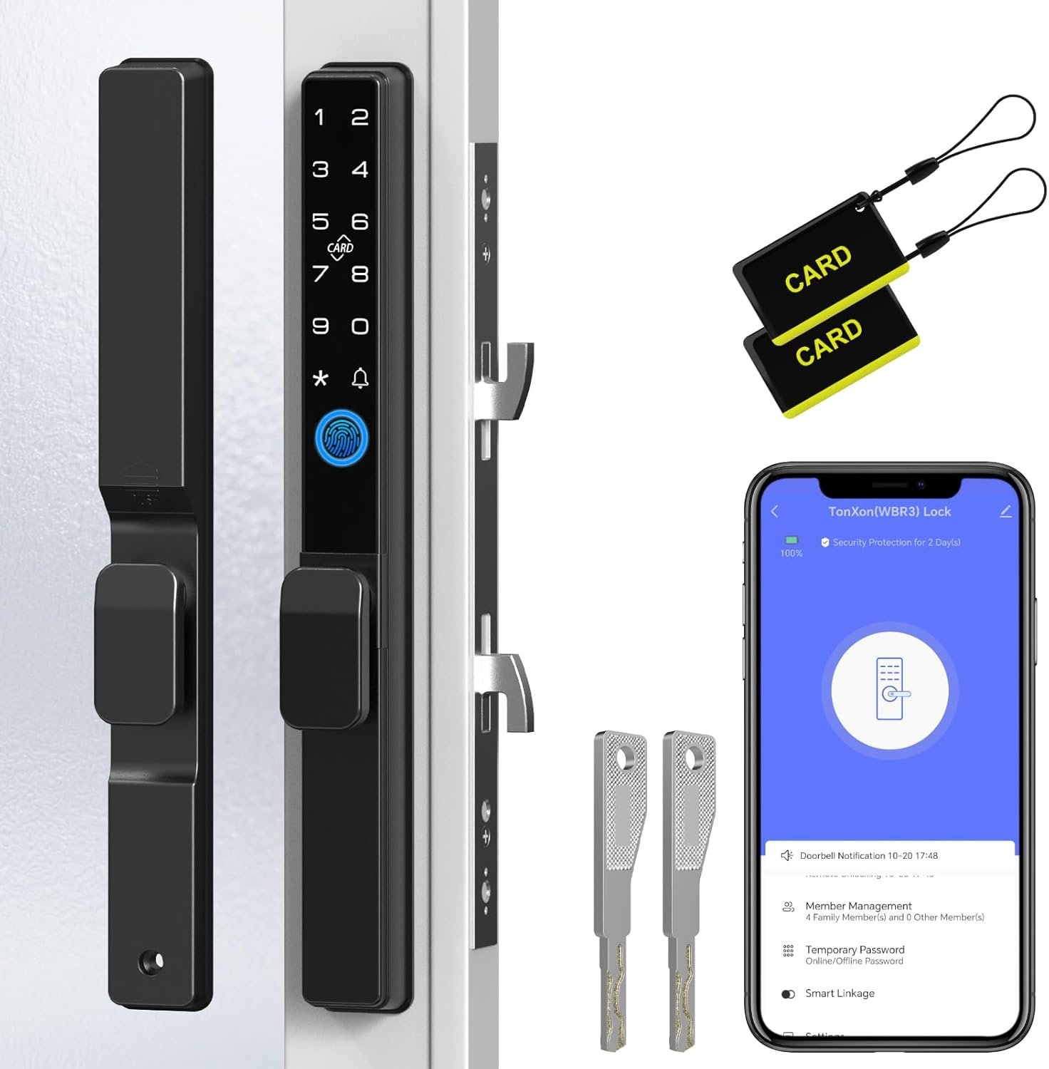 eLinkSmart Sliding Glass Patio Door Smart Lock