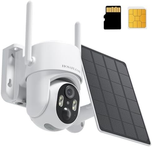 HOSAFE 4G LTE Cellular Security Camera