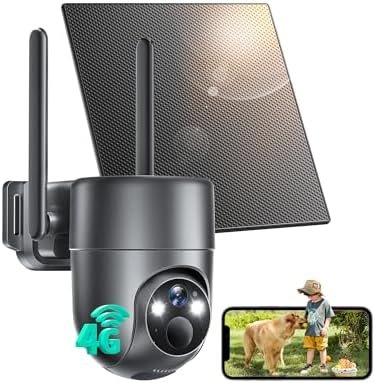 LIWAN 4G LTE Cellular Security Camera