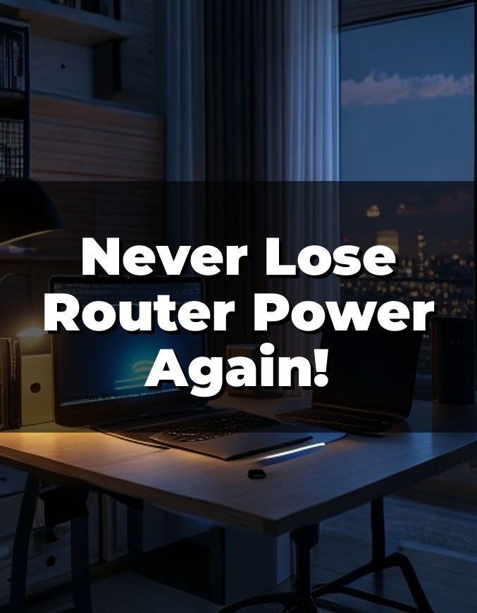 Never Lose Router Power Again!