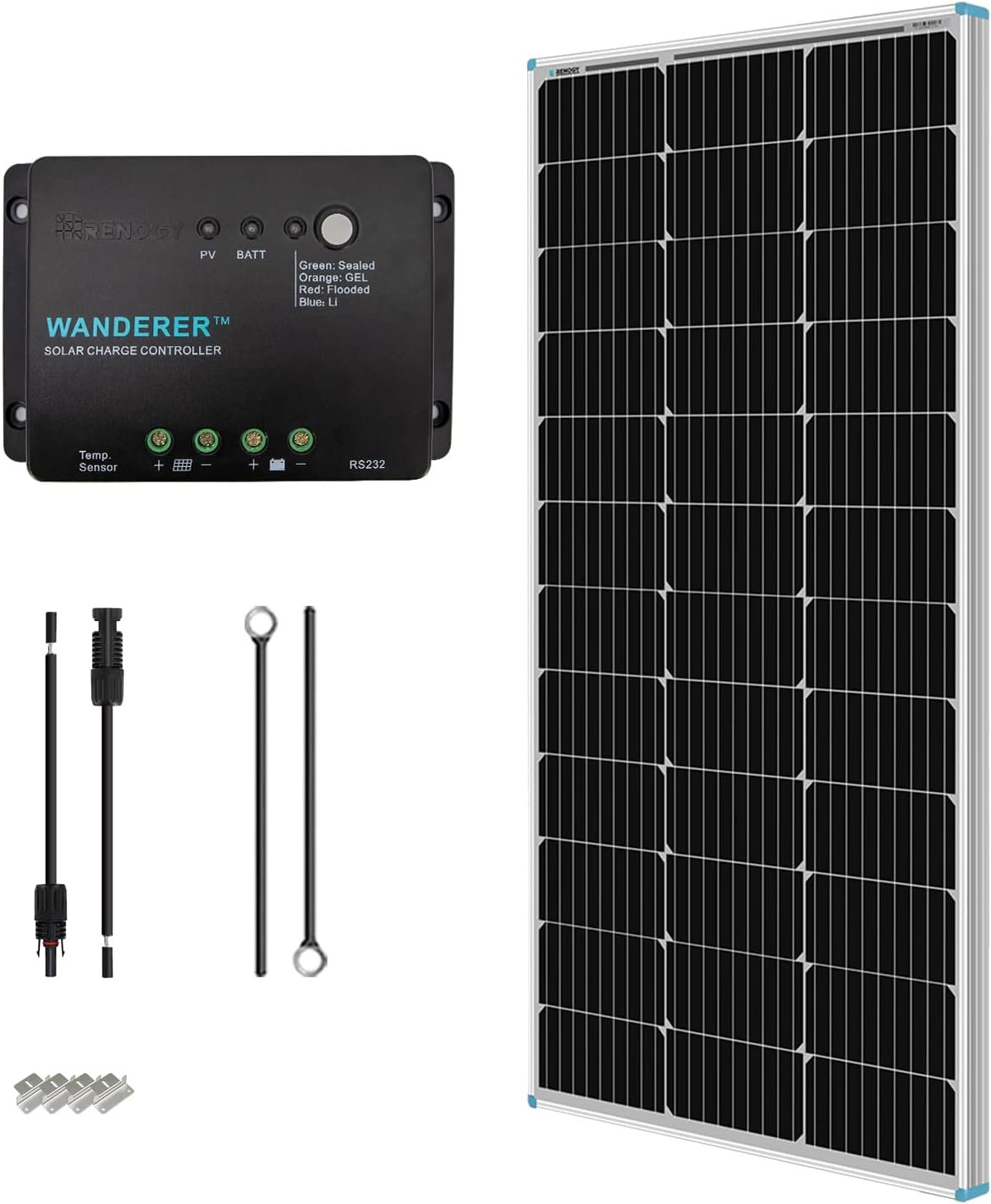 Renogy 100W 12V Solar Panel Starter Kit