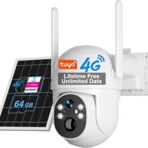 SANSCO 4G LTE Cellular Solar Security Camera