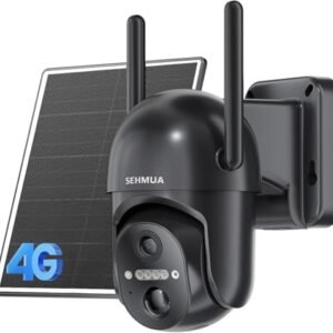 SEHMUA 4G LTE Solar Security Camera