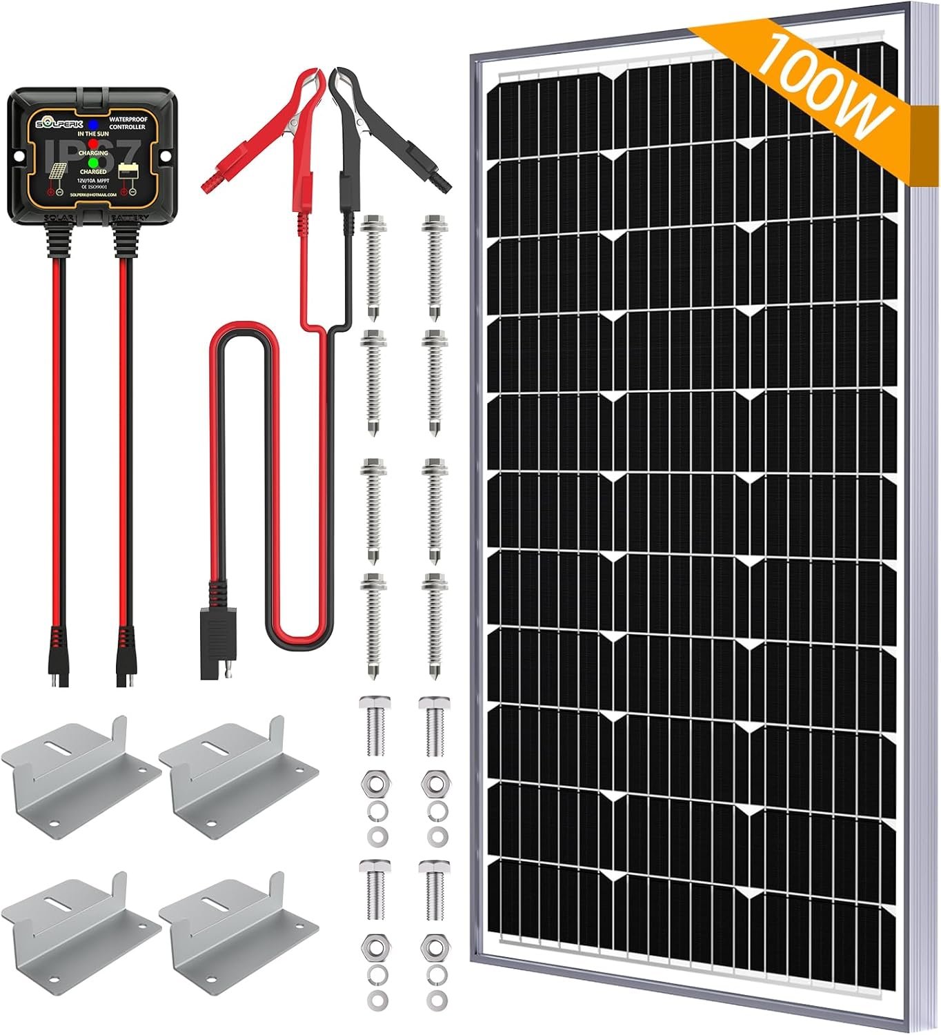 SOLPERK 100W Solar Panel Kit