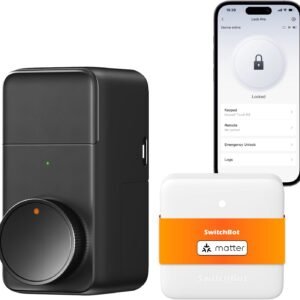 SwitchBot WiFi Smart Lock Pro + Hub Mini Matter