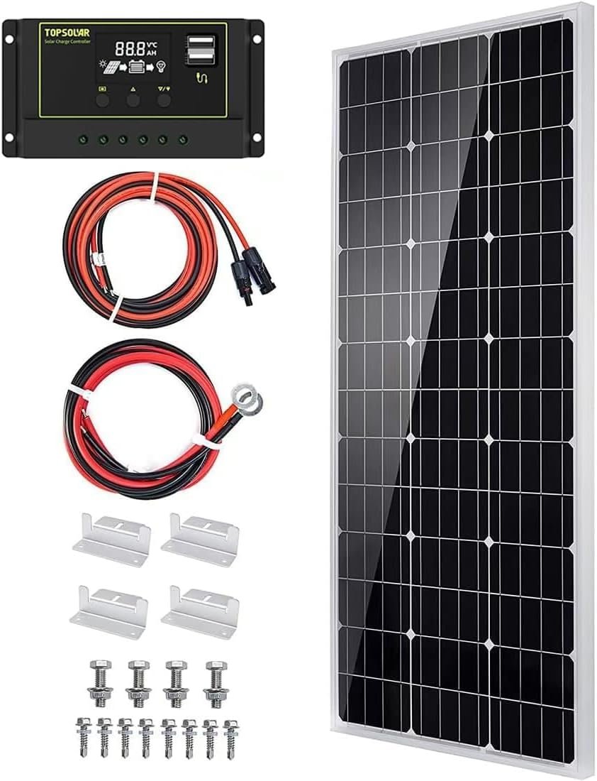 Topsolar 100W Monocrystalline Kit