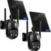 TOVDOR 4G LTE Solar Security Cameras