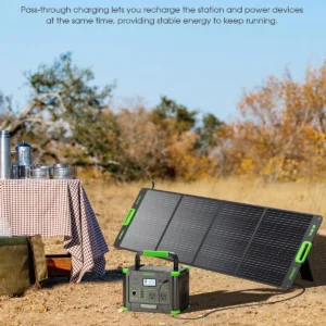 1000W Portable Power Station 999Wh, 120V Pure Sine Wave AC Outlet (2000W Peak), 60W PD USB-C & 10 Ports, Solar Generator for Home Backup, Outdoor Camping, RV, Emergency, Off-Grid Living view 6
