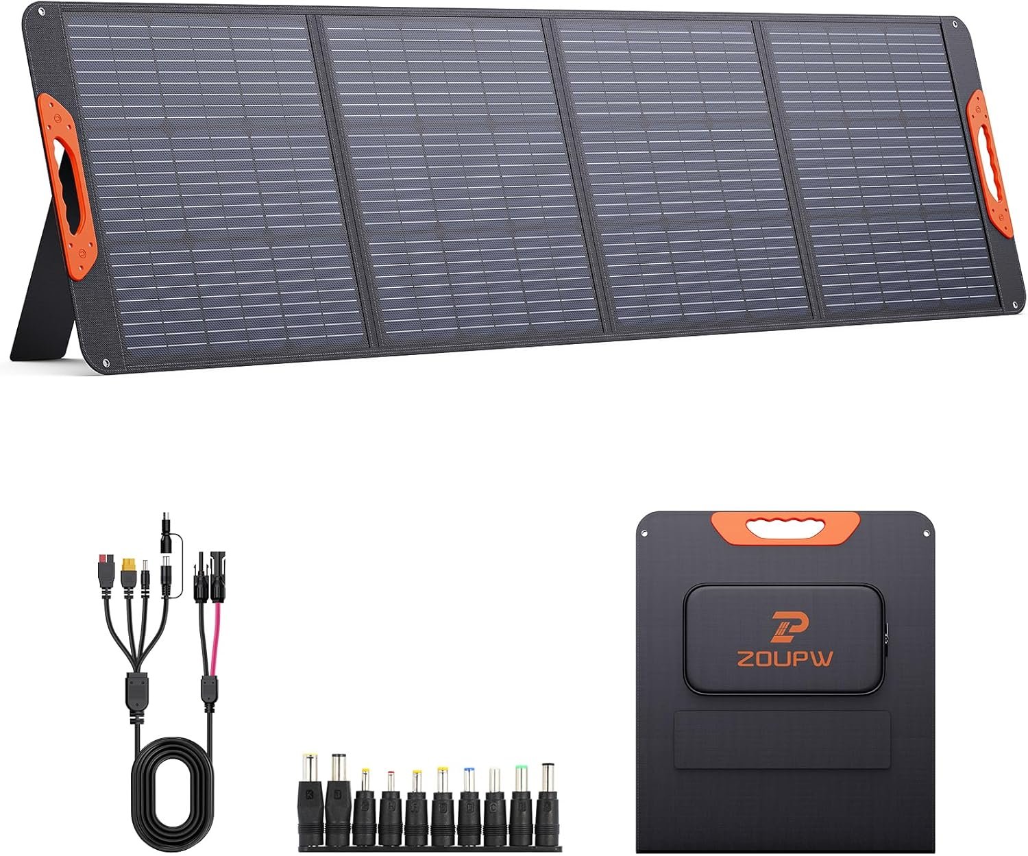 ZOUPW 200W Portable Solar Panel