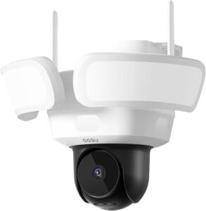 AOSU Floodlight Camera Wired
