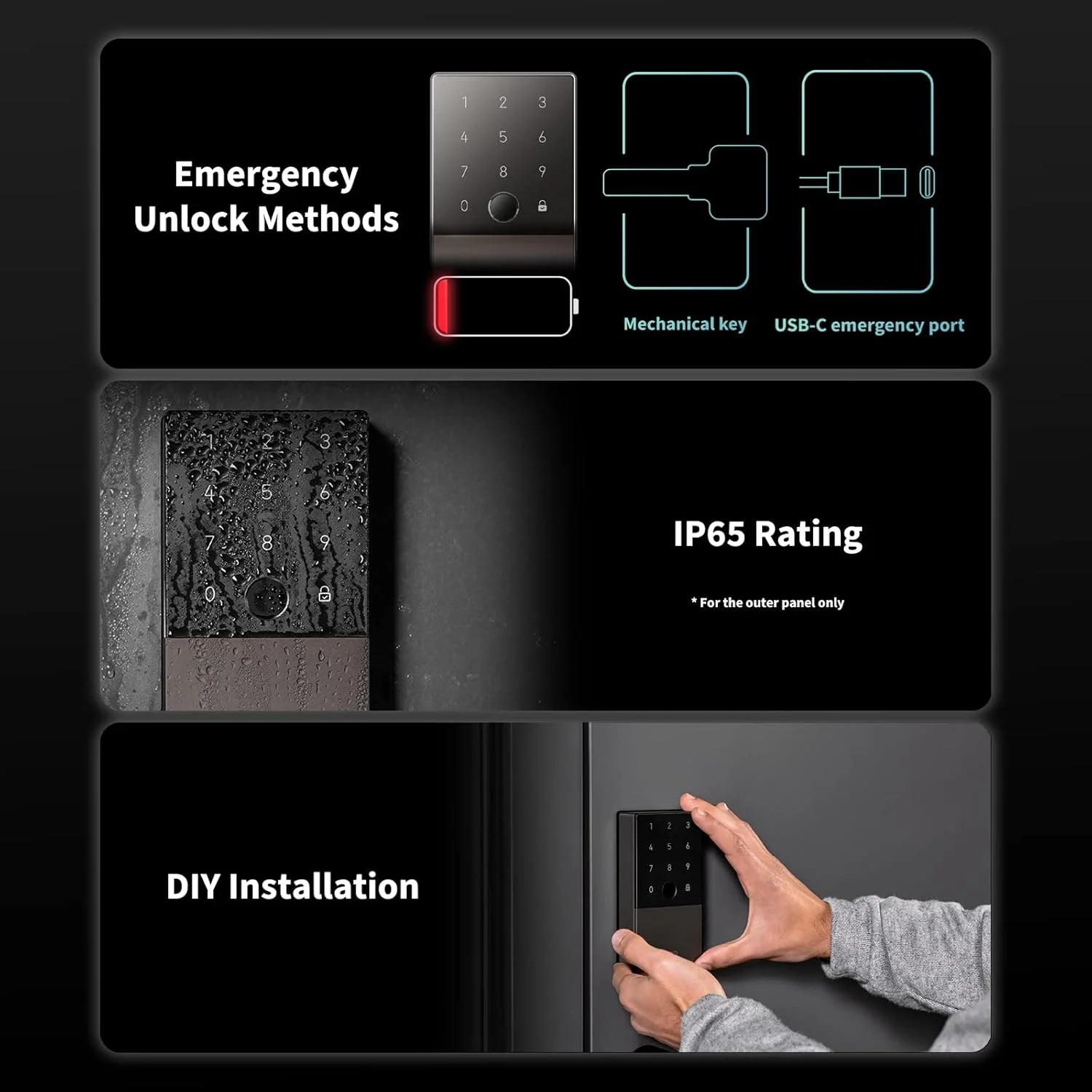 Aqara U100 Smart Lock user interface on a smartphone app