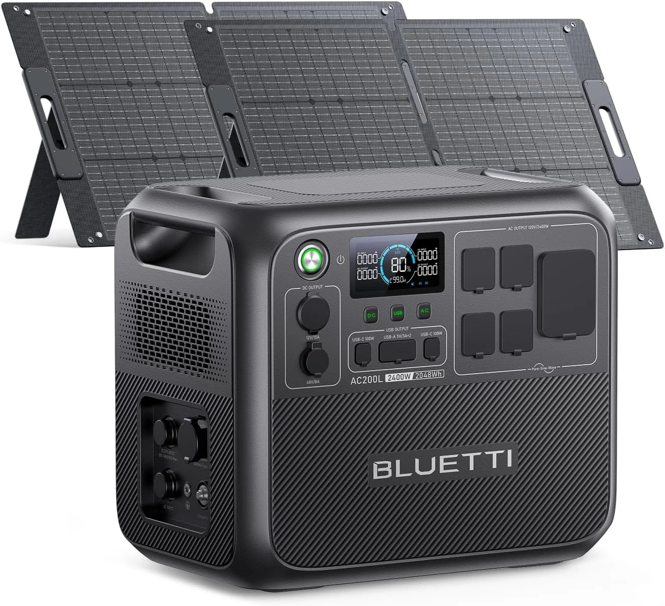 BLUETTI AC200L power station front view