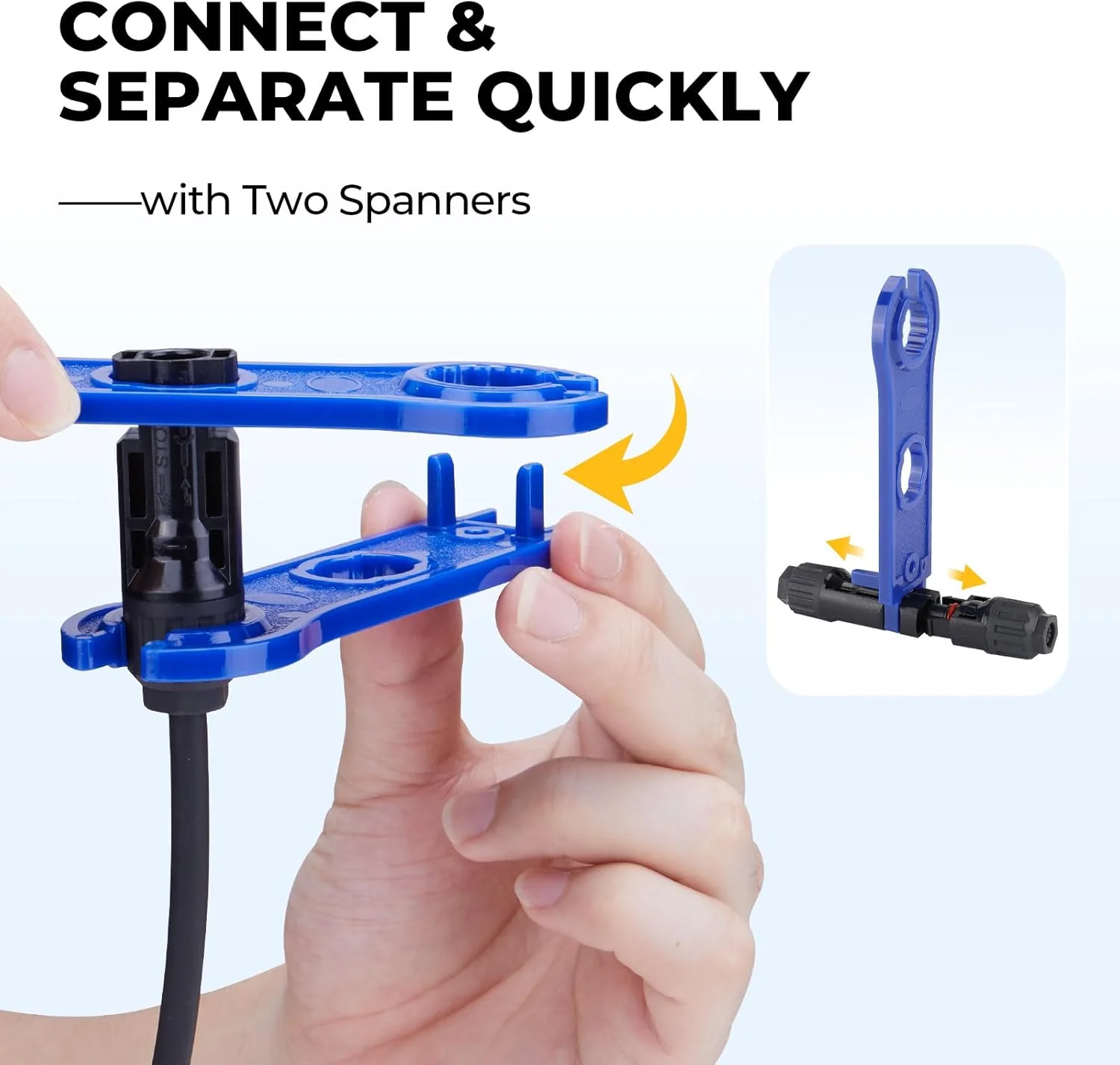 BougeRV Solar Crimper Tool Kit connector detail IP67 rating