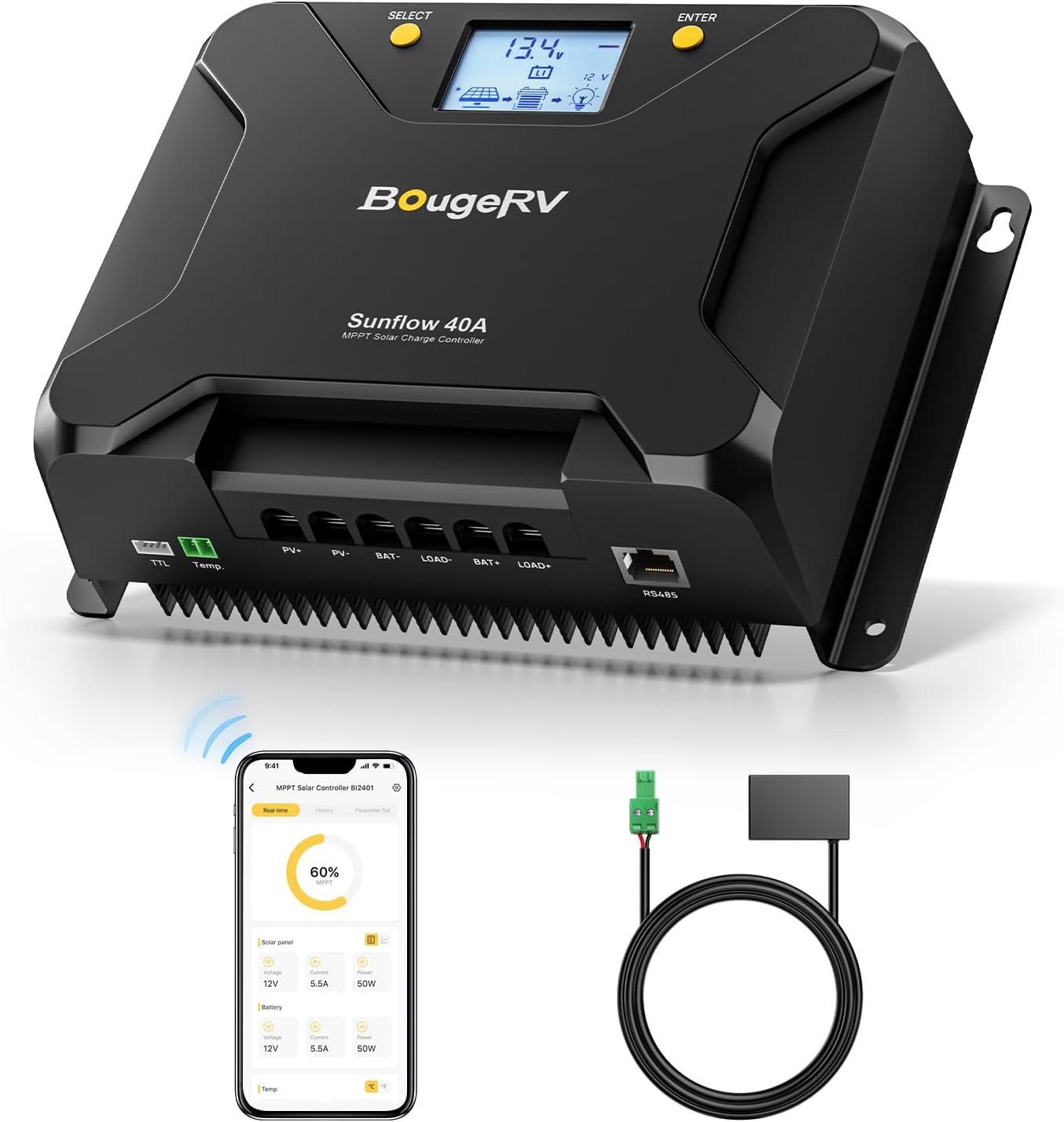 BougeRV Sunflow 40A MPPT