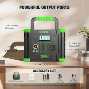 EBL Portable Power Station EB300