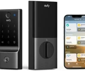 eufy Security Smart Lock E31, Fingerprint Keyless Entry Door Lock for Front Door, Built-in WiFi Deadbolt, App Control, Supports Matter, Apple Home, Alexa, Google, 10000mAh Battery, Auto Lock