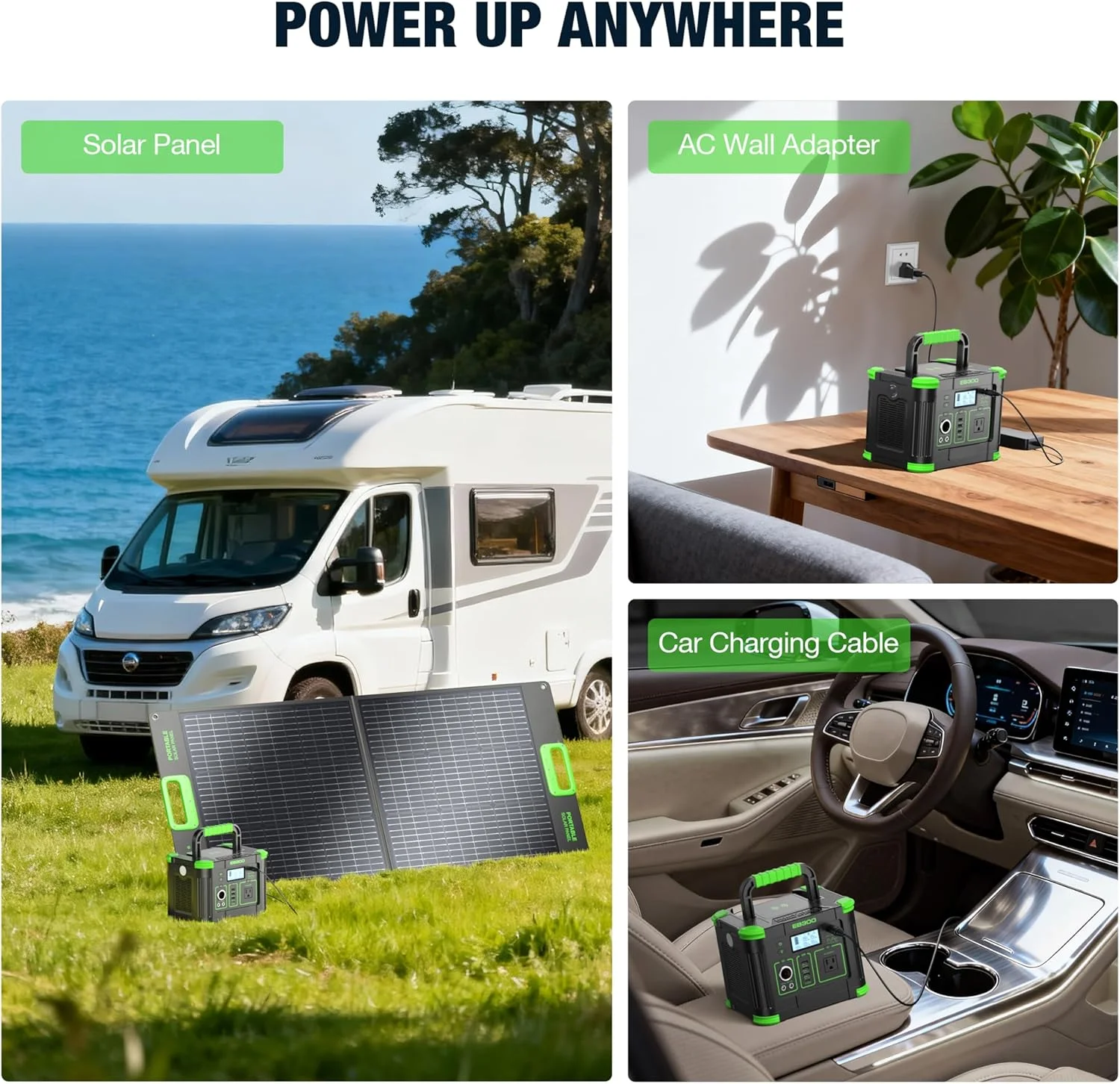 A person easily transporting the GRECELL 330W Portable Power Station, highlighting its portability