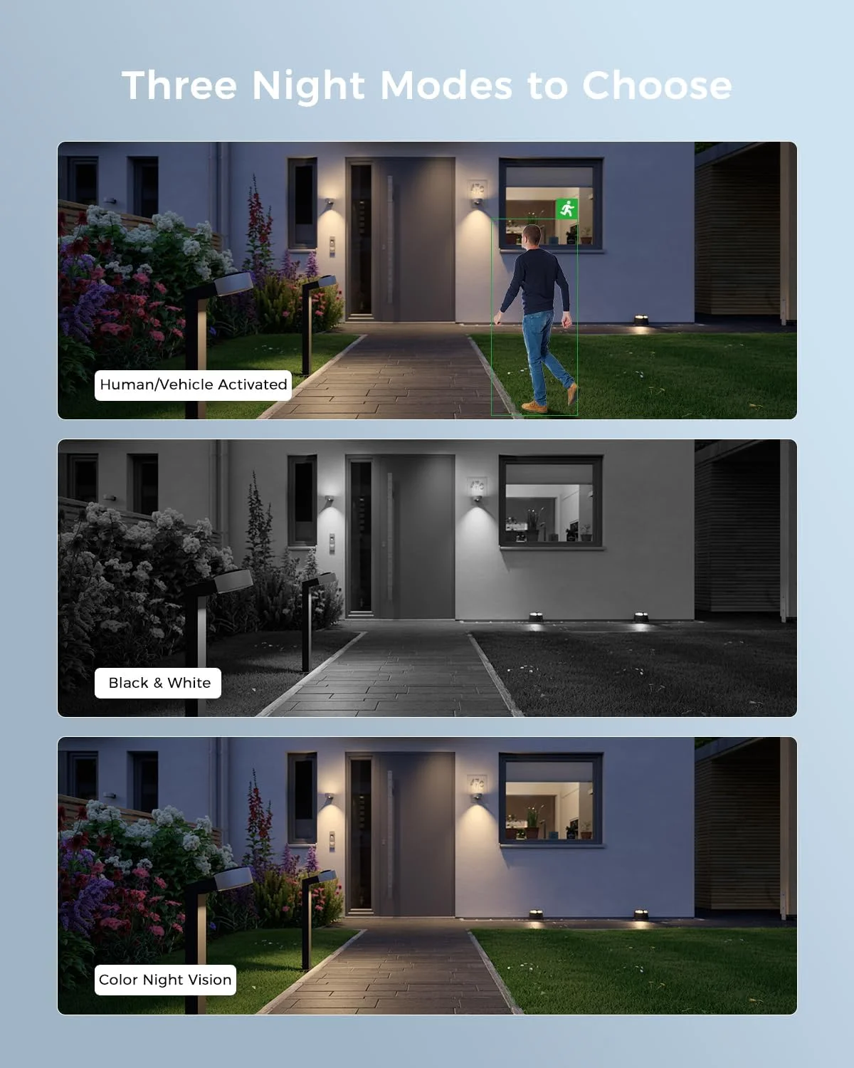 Hiseeu NVR unit with connected PoE security cameras and local storage