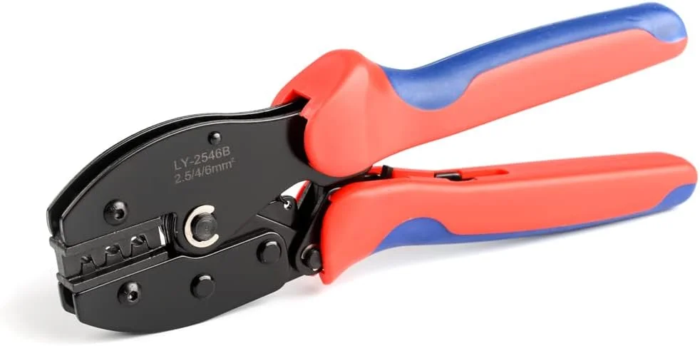 Close-up of iCrimp LY-2546B crimper mechanism
