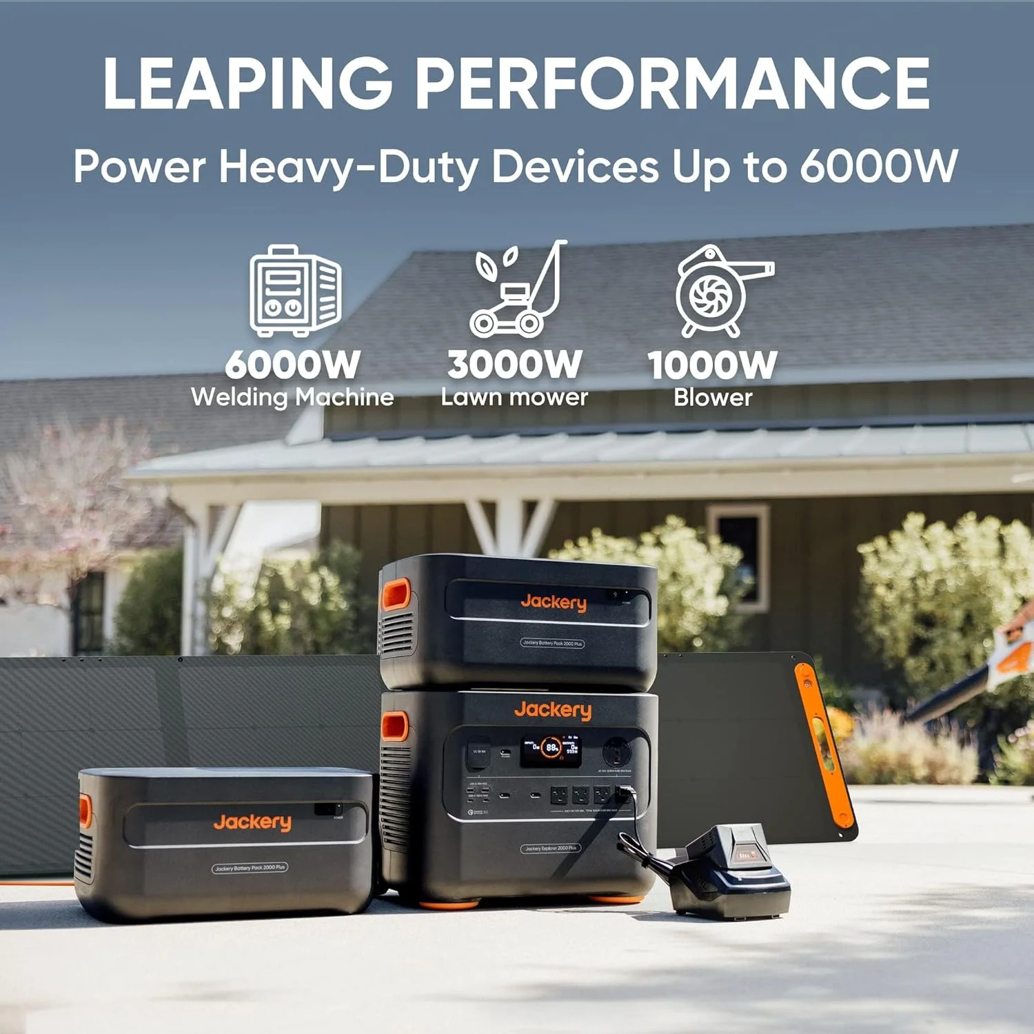 Close-up of LiFePO4 battery cells within the Jackery Explorer 2000 Plus