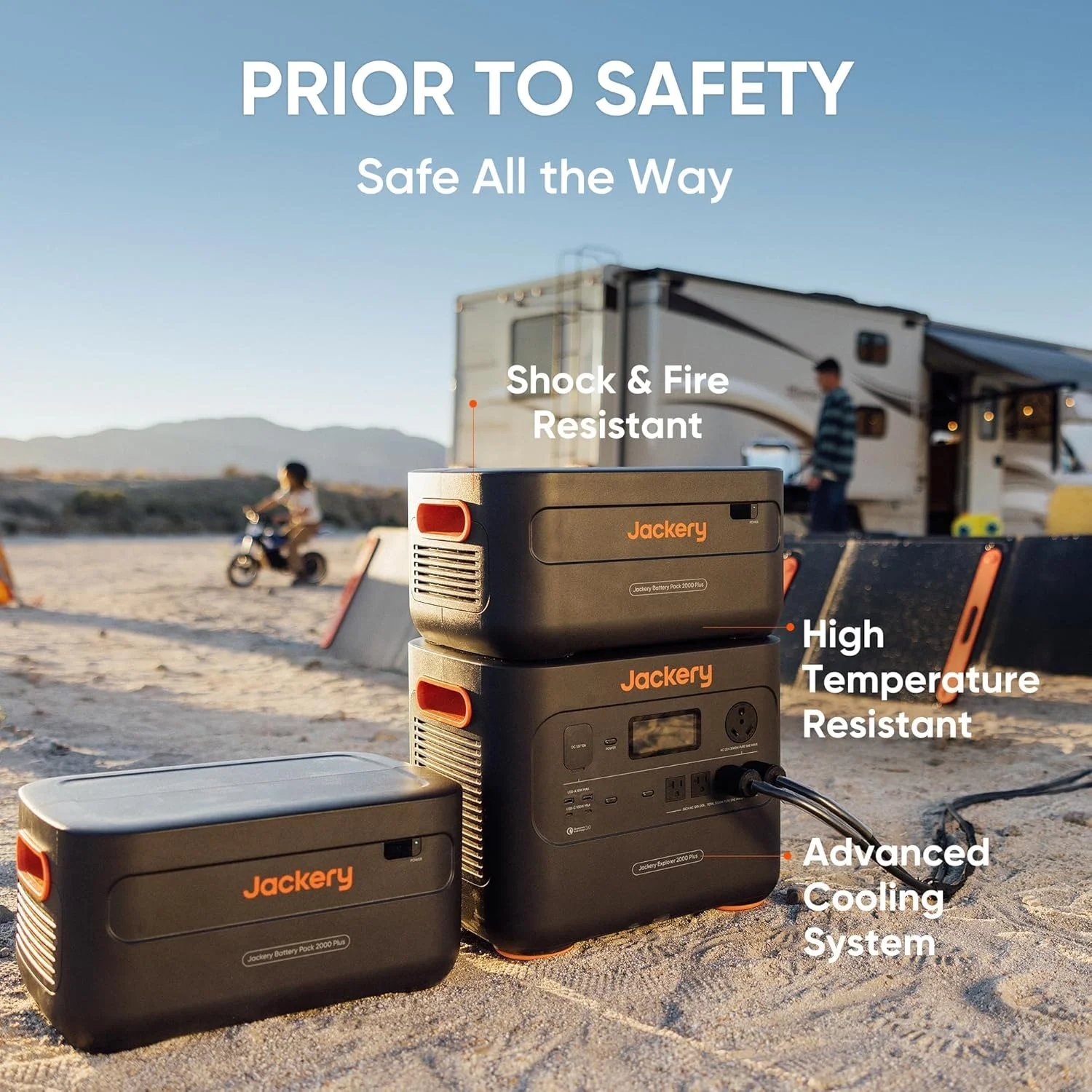Diagram showing UPS functionality of the Jackery Explorer 2000 Plus