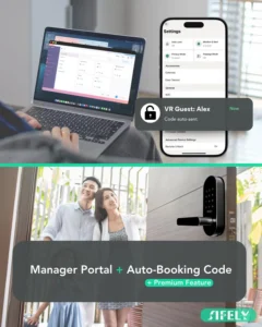 Keyless Entry Keypad Smart Door Lock with Handle & Knob