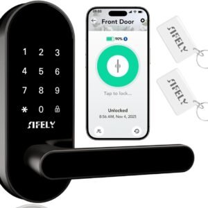 Keyless Entry Keypad Smart Door Lock with Handle & Knob
