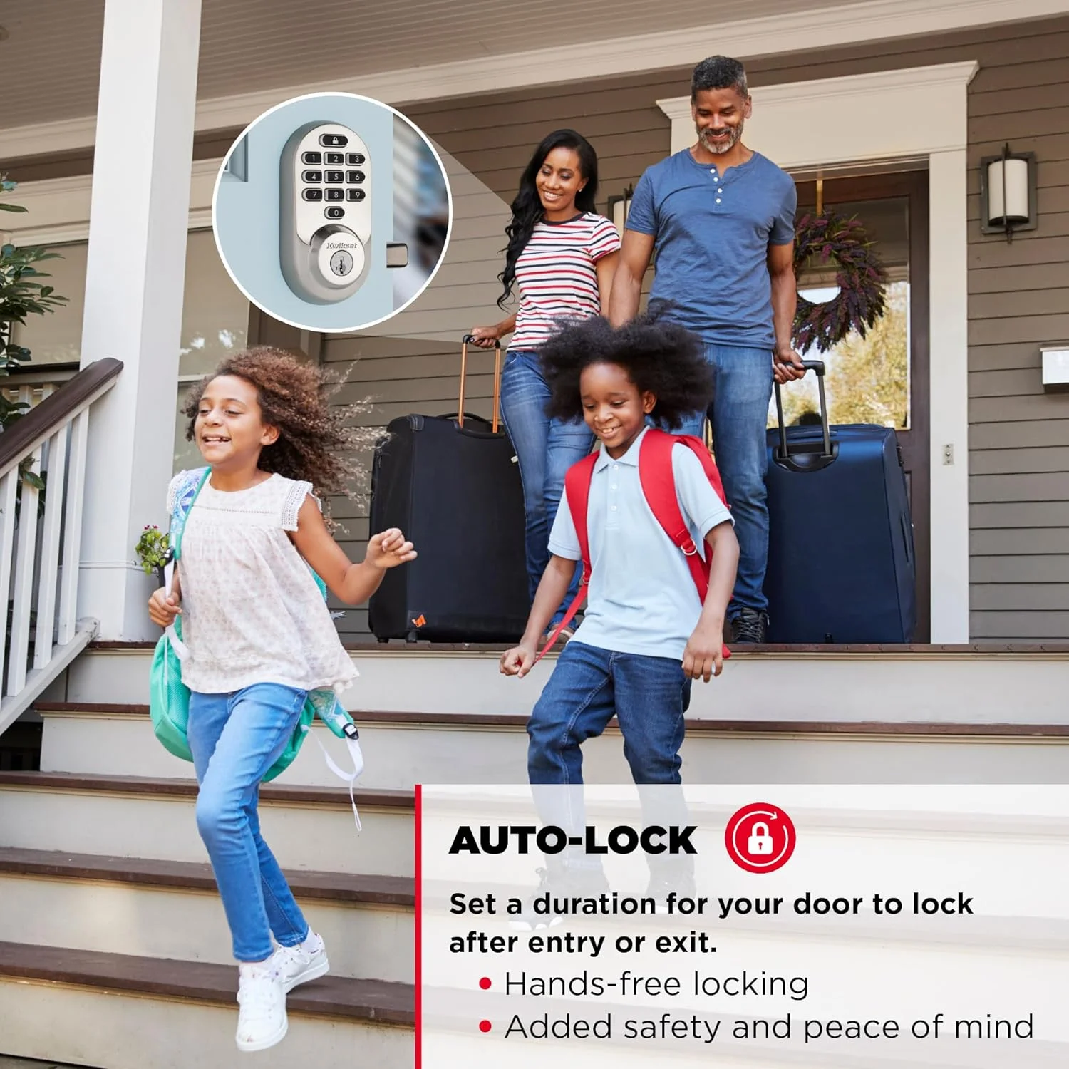 Tools and components for installing the Kwikset Halo Wi-Fi Smart Lock