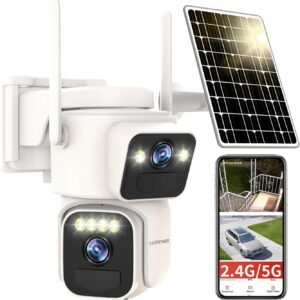 Luovisee Dual Lens Solar Camera