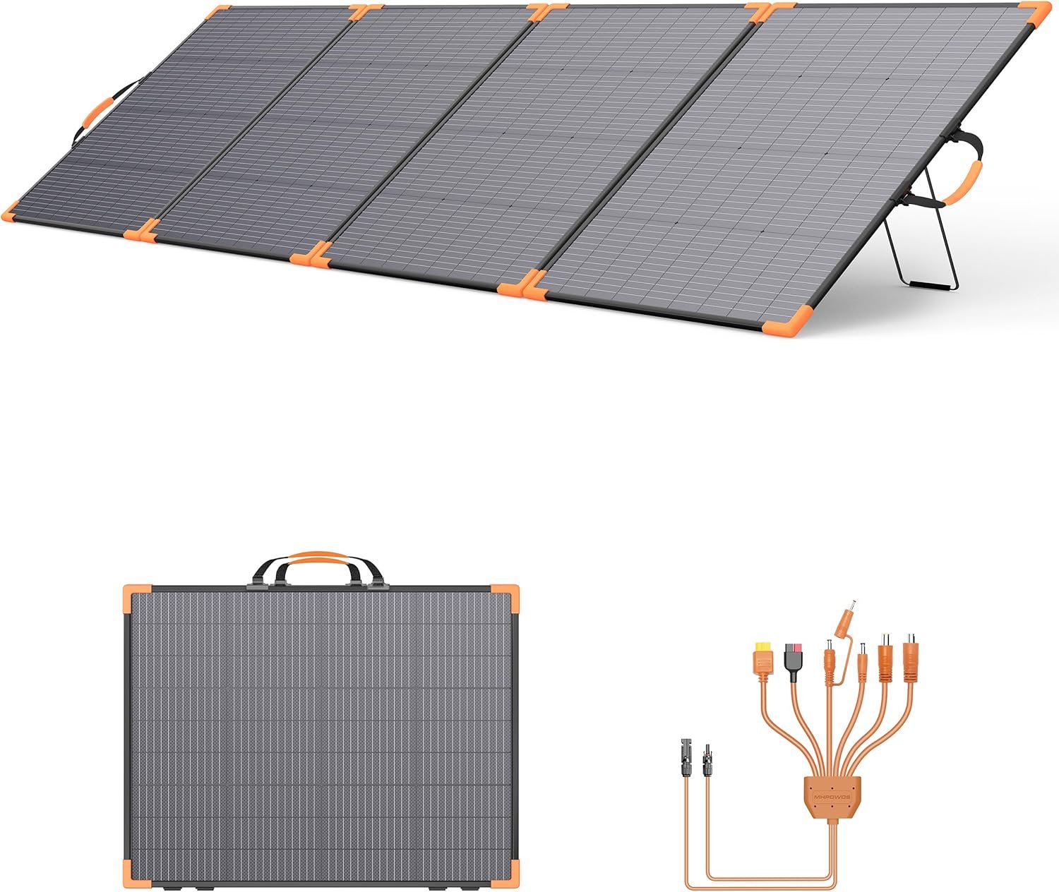 MHPOWOS 400W Bifacial Portable Solar Panel