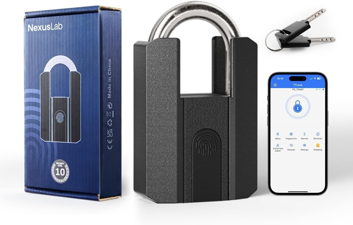 NexusLab Fingerprint Padlock