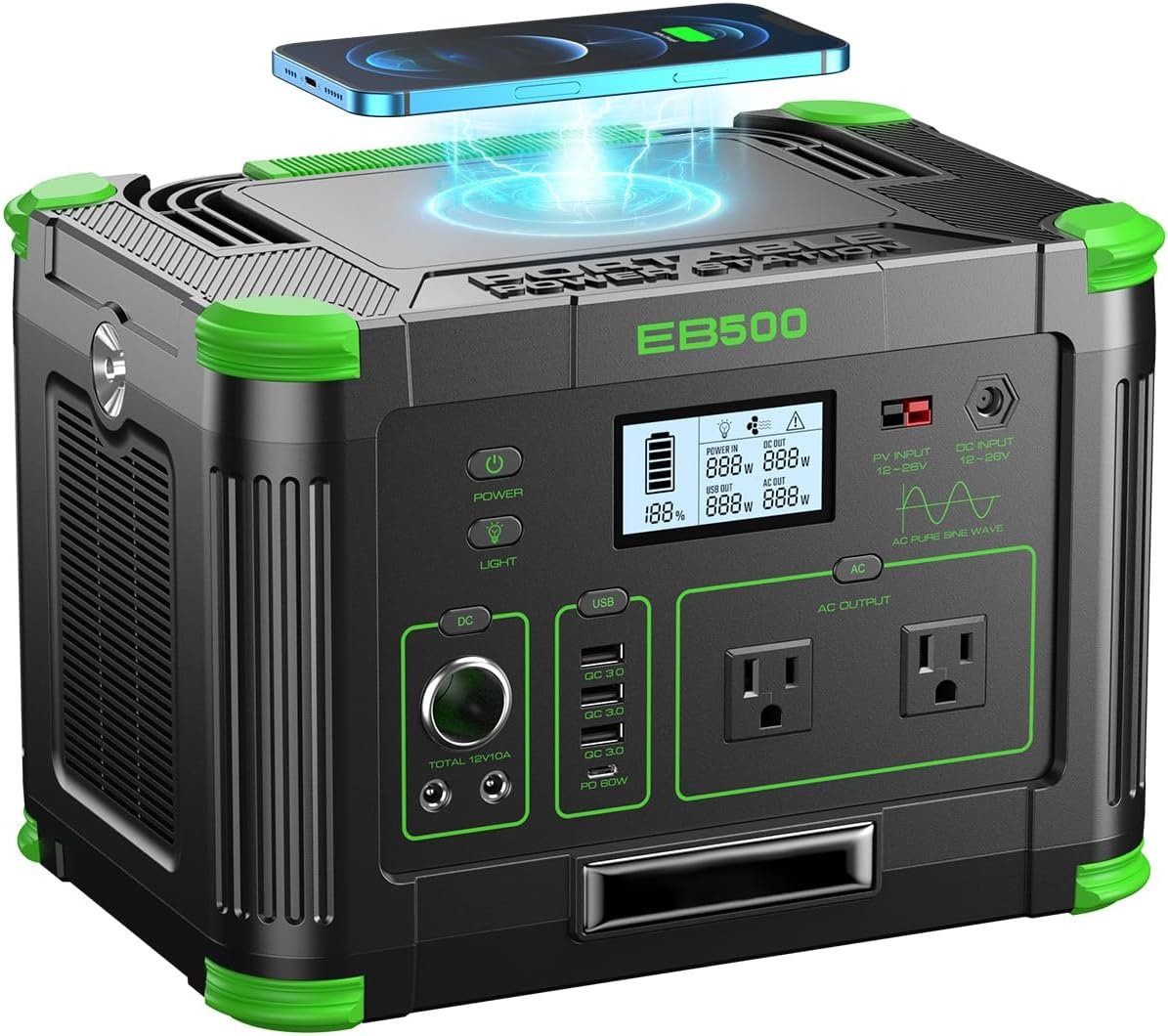 Portable Power Station 500W