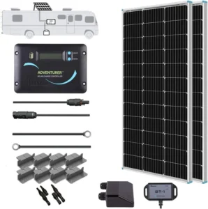 Renogy 200 Watt 12 Volt Monocrystalline Solar Panel Starter Kit