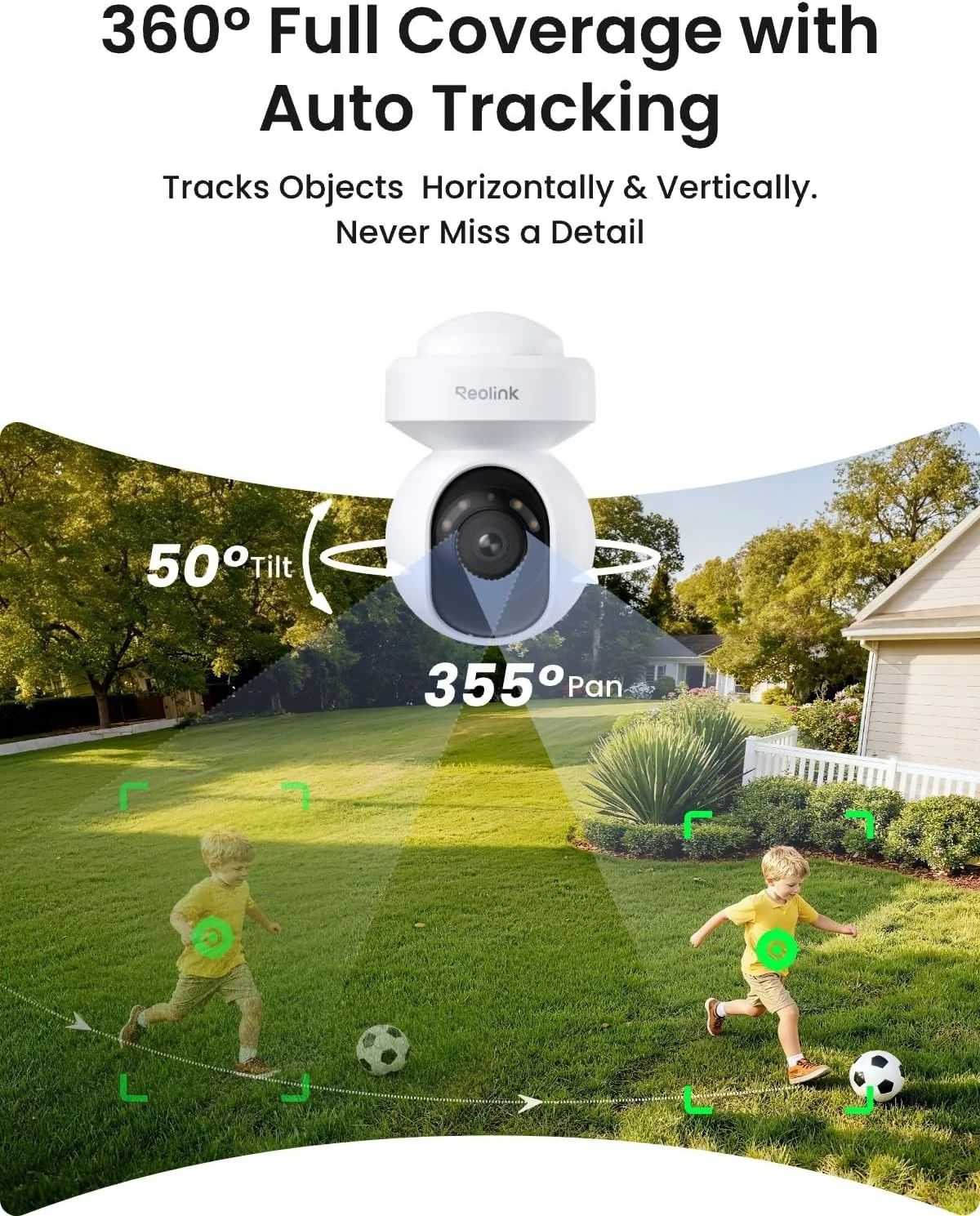 Reolink RLK8-800PT4 PTZ camera in operation