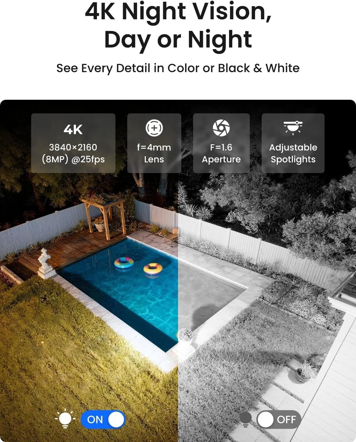 Reolink RLK8-800PT4 AI detection zones on app