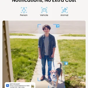 REOLINK Video Doorbell WiFi Camera - Wired 2K Outdoor, 5G&2.4G WiFi, 4:3 Wide View Angle, Smart Detection, Local Storage, No Subscription Front Door Home Security, Customized Reolink Chime view 4