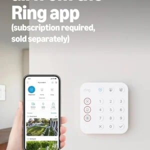 Ring Alarm 14-Piece Kit (newest model), Wireless smart home or business security system, expandable, easy setup, Mobile App Control, 24/7 Professional Monitoring, Alexa Compatible view 3
