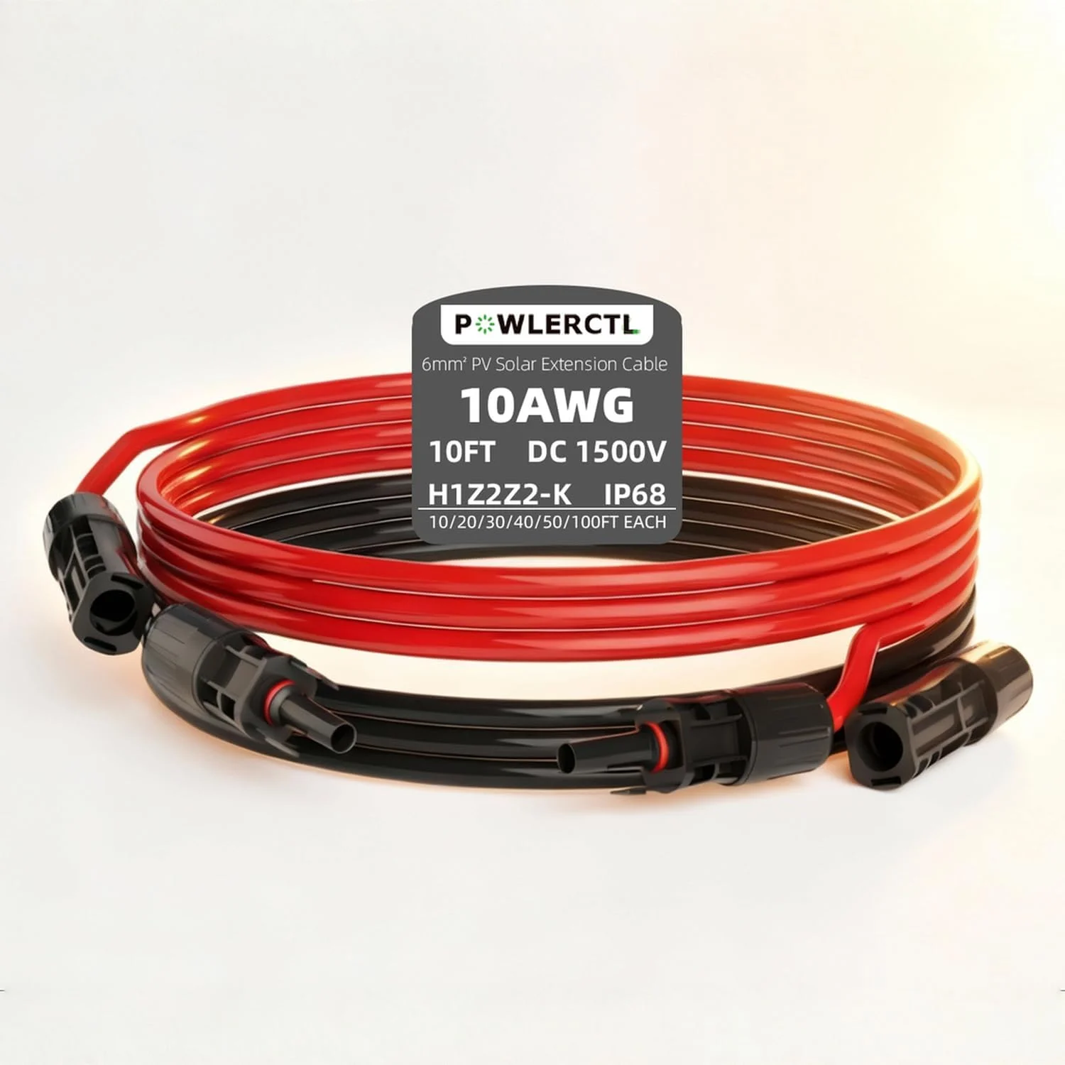 20ft Solar Extension Cable for RV and Home Systems
