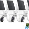 Solar-Powered 2K Security Camera System