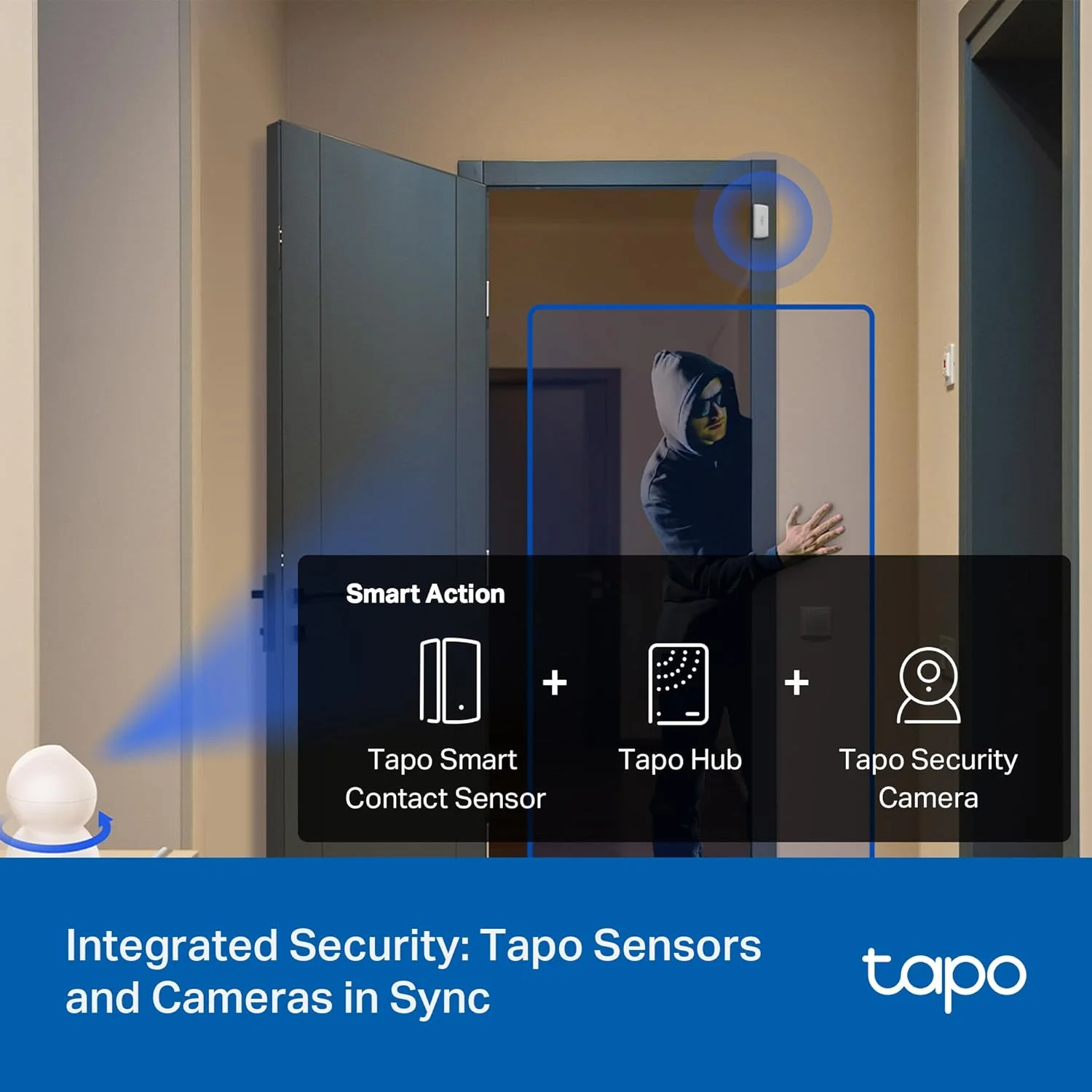 Illustration of a power outage affecting smart home devices