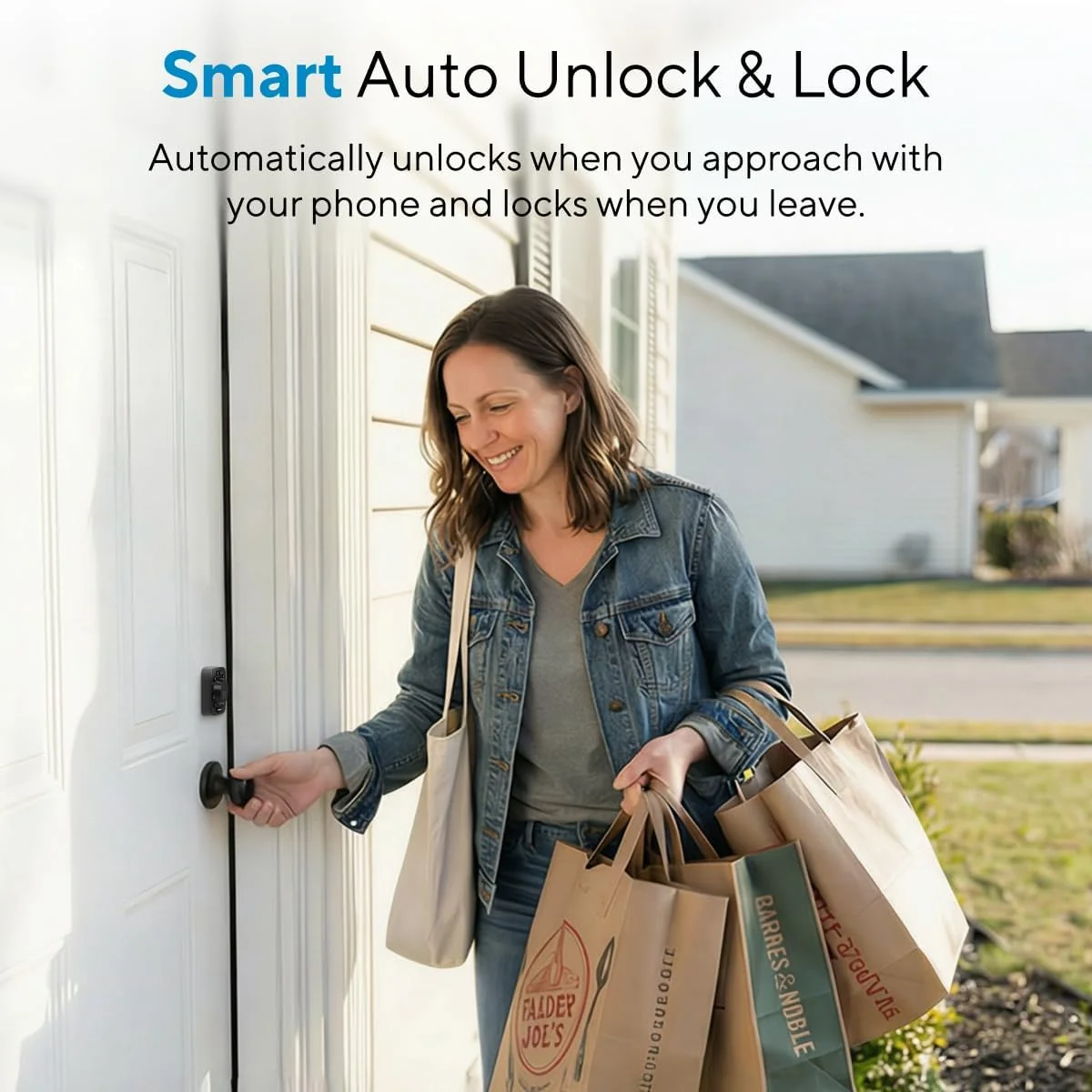 Illustration of ULTRALOQ U-Bolt WiFi's smartphone app interface