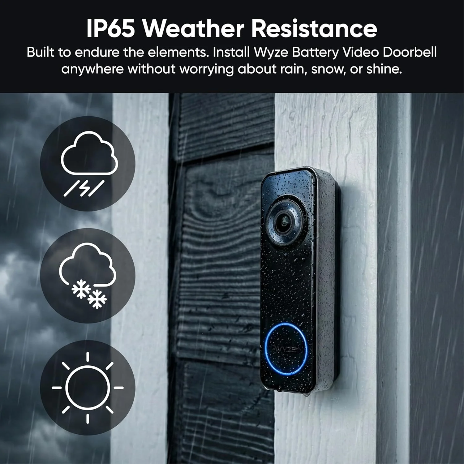 Wyze Battery Video Doorbell product packaging and accessories