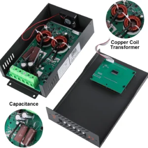 40A MPPT Solar Charge Controller, 12V/24V/36V/48V Auto Recognition, Max 160V PV Input, LCD Display Intelligent Voltage Regulator, Compatible with AGM, Gel, Flooded and Lithium Batteries