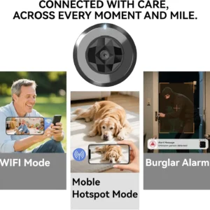 4K Indoor Security Hidden Camera: APP Control Smart Motion Detection for Baby/Pet/Nanny Surveillance view 6
