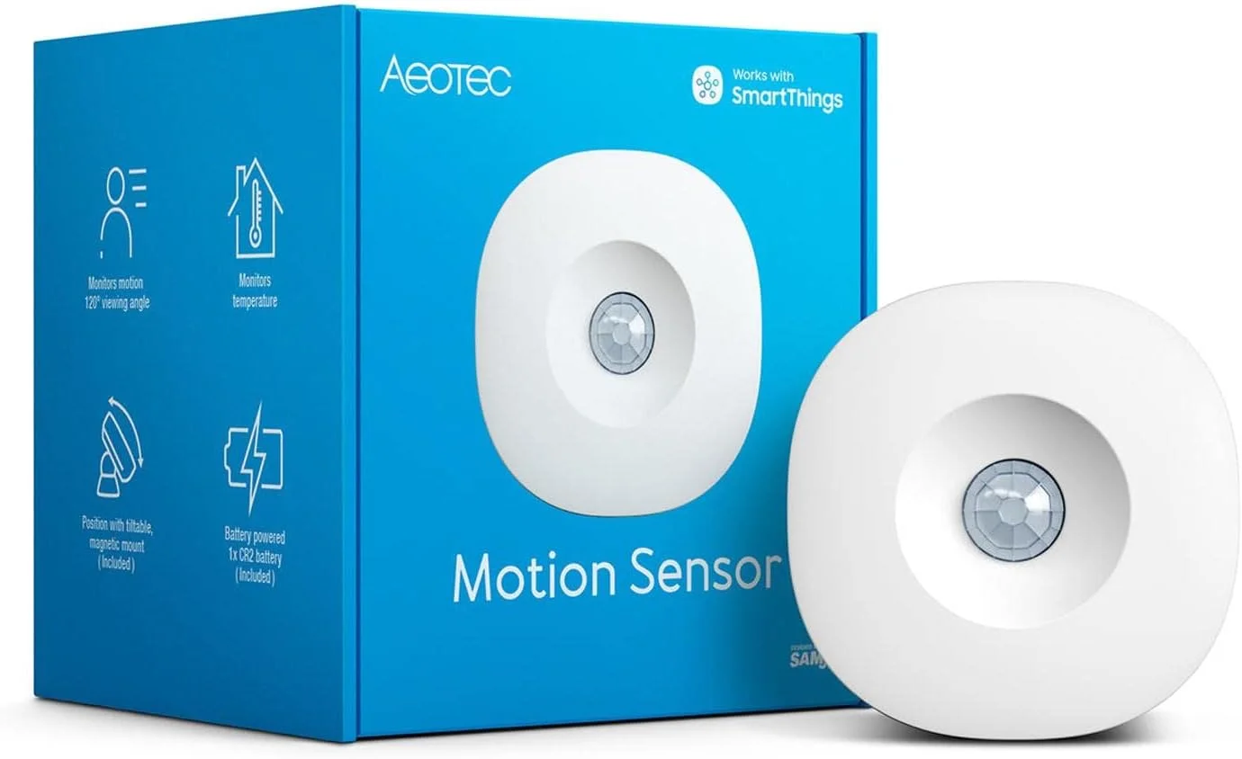 Aeotec Motion Sensor automating lights